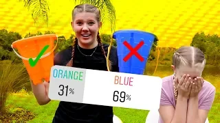 DON'T CHOOSE THE WRONG BUCKET || Taylor and Vanessa