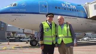Father becomes marshaller at son's last flight