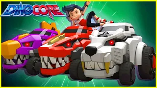 Dinocore Game | Great War of Transforming Dinosaurs | Cartoon For Kids | Dinosaurs Animation Robot