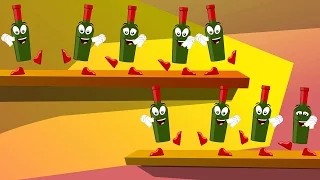 Ten Green Bottles Hanging On The Wall Song And Lyrics - Nursery Rhymes