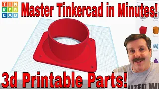 Make useful parts for 3d printing FAST using Tinkercad