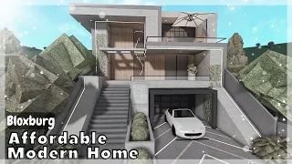 BLOXBURG: Modern Affordable Home Speedbuild | Roblox House Build