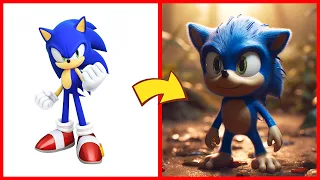 SONIC the Hedgehog ALL CHARACTERS as BABY 2023