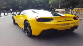 Supercars In India - (July 2016).Ferrari 488,Lamborghini Gallardo,Lamborghini Huracan & More..