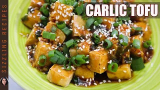 Garlic Lover's Dream Crispy Tofu in Flavorful Garlic Sauce!"- By Sizzling recipes