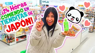 24 HORAS Comiendo SÓLO en TIENDITAS de JAPÓN 🍢 ¡Las Más Surtidas del MUNDO! 🙀 | CONNY MERLIN