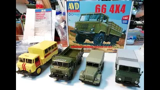 Масштаб 1:43. Легендарная "Шишига" ГАЗ-66.