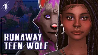 Her Transformation Begins🐺 |  Runaway Teen Wolf EP 1 |  The Sims 4 Werewolves