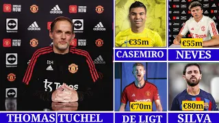 THOMAS TUCHEL TO MAN UNITED 🚨ALL LATEST CONFIRMED AND RUMOURS TRANSFER SUMMER 2024🔥,Neves,de ligt✅