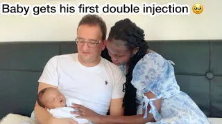 TAKING OUR NEWBORN 👶🏼 TO THE HOSPITAL! 🥹*he got his first double injection*