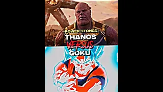 thanos vs goku