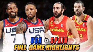 USA VS SPAIN "FULL GAME HIGHLIGHTS" | JULY 19, 2021 FRIENDLY MATCH | TOKYO OLYMPICS PREPARATION