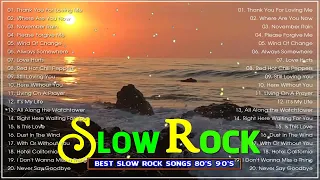 Slow Rock Songs - Best Slow Rock Songs 70s 80s 90s - Scorpions, Bon Jovi, U2, Ledzeppelin, GNR, CCR