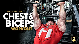 Nick Walker Chest & Biceps Workout | HOSSTILE