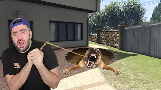 KANLI EVIN LANETLI KÖPEGINI EVDEN ÇIKARTTIM - GTA 5 MODS