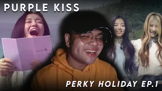 퍼플키스(PURPLE KISS) PERKY HOLIDAY EP.1 | REACTION