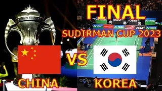 Hasil Final Sudirman Cup 2023 China VS Korea