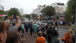 Hamburg Harley Days 2015 Reeperbahn Burnouts