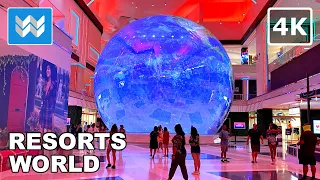[4K] Resorts World Las Vegas Walking Tour | Newest Hotel Casino Opened On The Strip 🎧 Binaural