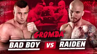 GROMDA 3: Denis BAD BOY Załęcki vs RAIDEN. Krwawe i brutalne KO. CAŁA WALKA