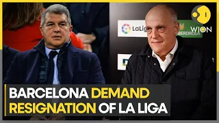 Barcelona call for La Liga Chief Javier Tebas resignation | WION Sports | Latest English News