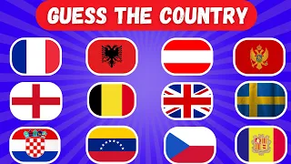 "Guess the 30 European Countries by Flag Challenge! 🚩 | Quiz Genius"