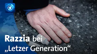 Klimaprotest: Razzia bei Aktivist:innen der letzten Generation