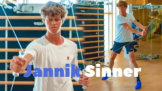 Jannik Sinner   Workout and  Full  Practice