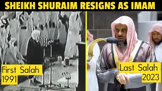 Sheikh Saud Shuraim steps down as Imam of Haram after 32 Glorious years of service to humanity