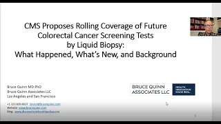 Medicare Proposes Future Coverage of Liquid Biopsy Colon Cancer Screening Tests