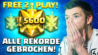 💥🥇Ich BRECHE ALLE REKORDE im TRYMACS F2P PROJEKT... | Clash Royale Deutsch