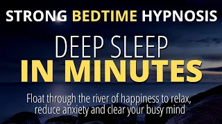Sleep Hypnosis For Deep Sleep | Fall Asleep Fast (VERY STRONG) | Dark Screen