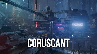 Star Wars Jedi Survivor Ambience - Coruscant Level 2046 (city ambience, speeders, no music)