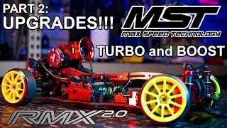 Drift RC Car Builds - MST RMX 2.0 Revisit With Upgrades! Carbon, QUTUS Shocks, Turbo and Boost!