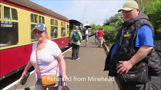 STEAM TRAINS AT WATCHET MAY 2024