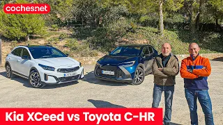 Kia XCeed vs Toyota C-HR | Comparativa / Test / Review en español | coches.net