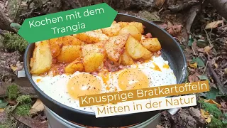 Outdoor Kochen mit dem Trangia | Bratkartoffeln mit Spiegeleiern