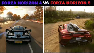 Forza Horizon 5 vs Forza Horizon 4  | Side by Side