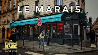 🇫🇷 “LE MARAIS” LIVE STREAMING IN PARIS ( EDIT VERSION ) 27/01/2021