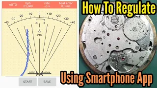 How To Regulate a Watch with Android Smartphone Timegraperher apps