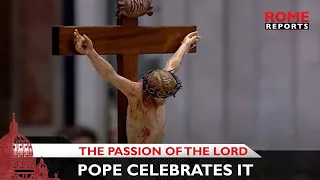 #PopeFrancis celebrates liturgy for Passion of the Lord