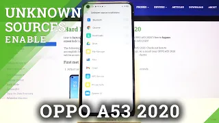 How to Install Apps from Unknown Sources on OPPO A53 2020 – Allow Unknown Sources