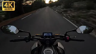 Sunset Ride POV | HONDA CB125R PURE SOUND [ 4K ]