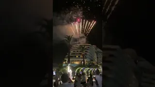 Titanic Hotel Lara Beach Turkey White Party Fireworks Full Display
