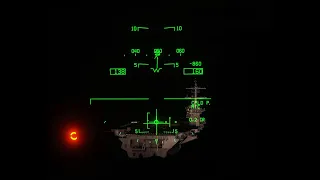 DCS F18: Testing out the  Carrier AutomaticCarrier Landing System (ACLS) in the dark