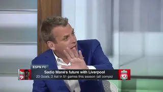 Sadio Mane says goodbye to Liverpool