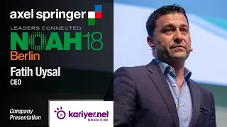 Fatih Uysal, Kariyer.net - NOAH18 Berlin