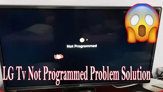 LG Tv Not Programmed Solutions in Hindi | Lg Tv Not Programmed Problem Solved Video | एलजी टीवी