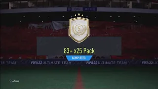 25x 83+ pack for fut captains