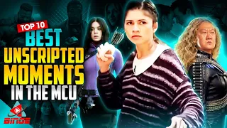 Top 10 BEST Unscripted Moments In The MCU | BingeTv